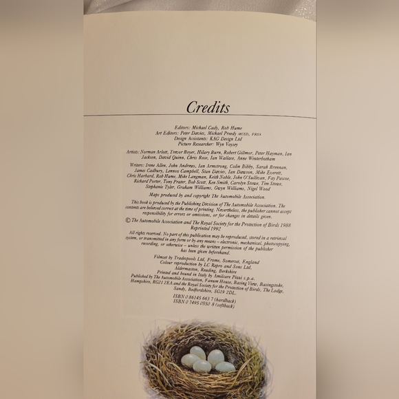 1992 Softback book The Complete Book of British Birds - Picture 4 of 11